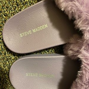 puma fluffy slides steve madden